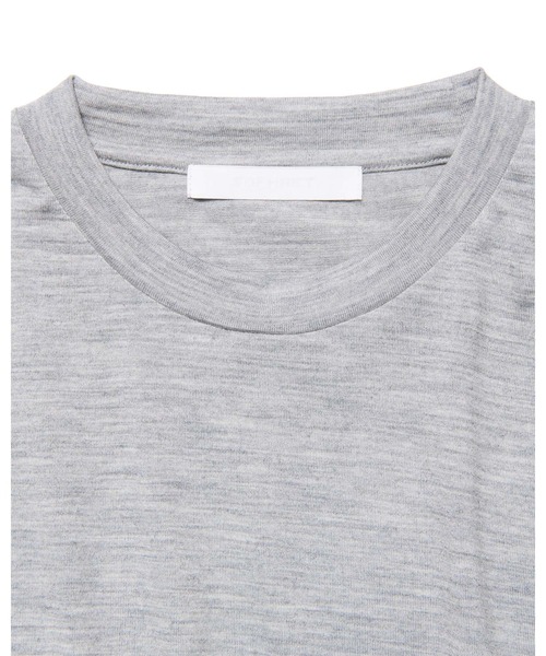 tシャツ WASHABLE WOOL S/S TOP メンズ レディースの画像