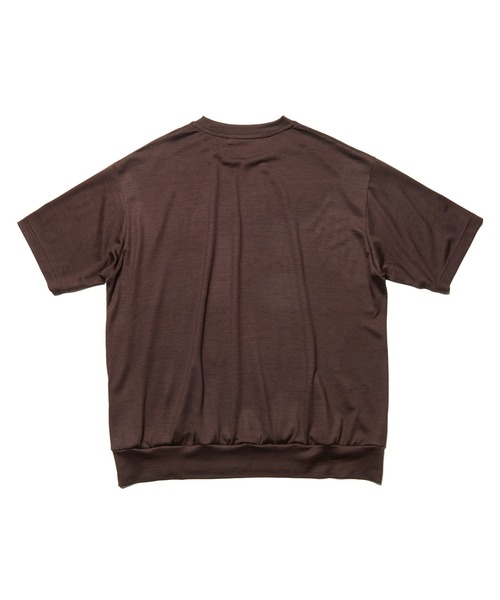 tシャツ WASHABLE WOOL S/S TOP メンズ レディースの画像