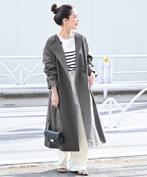 B.C STOCK（ベーセーストック） 「Simplicite」トレンチコート FREE