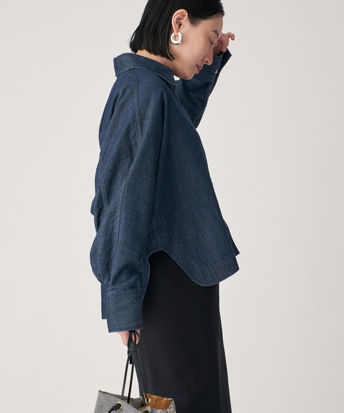 「VERMEIL par iena」 長袖シャツ FREE ブルー系その他 レディース_画像5