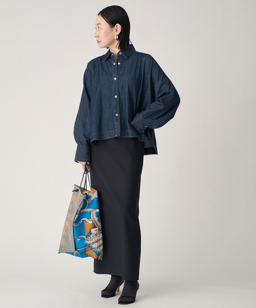「VERMEIL par iena」 長袖シャツ FREE ブルー系その他 レディース_画像6