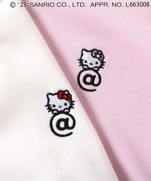 新品タグ付き　MIRROR 9×サンリオ　ハローキティ  フード付きパーカー sanrio（サンリオ） パーカー 「ハローキティ」BIGフーディ キッズ