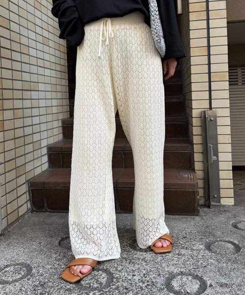 「CIAOPANIC TYPY」 イージーパンツ SMALL ブラック レディース_画像2