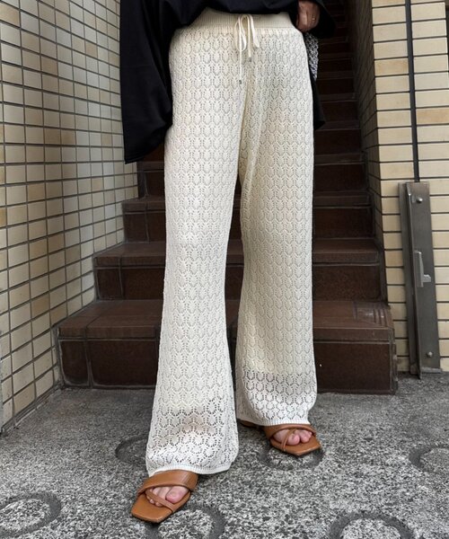 「CIAOPANIC TYPY」 イージーパンツ SMALL ブラック レディース_画像3