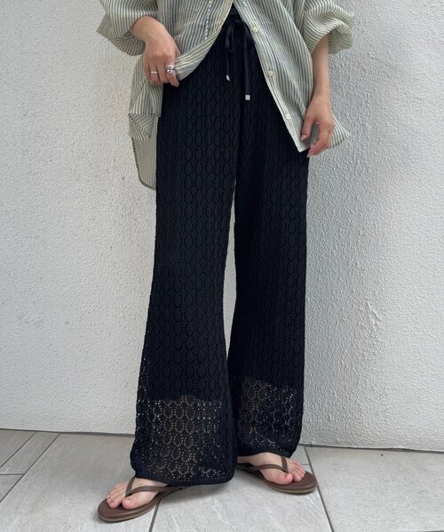 「CIAOPANIC TYPY」 イージーパンツ SMALL ブラック レディース_画像9