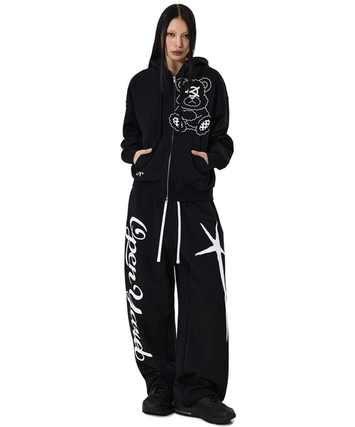 パーカー 「OY/オーワイ」BIG DOLLY HOODIE ZIP UP/ビッグドリージップアップパーカー レディース メンズ_8