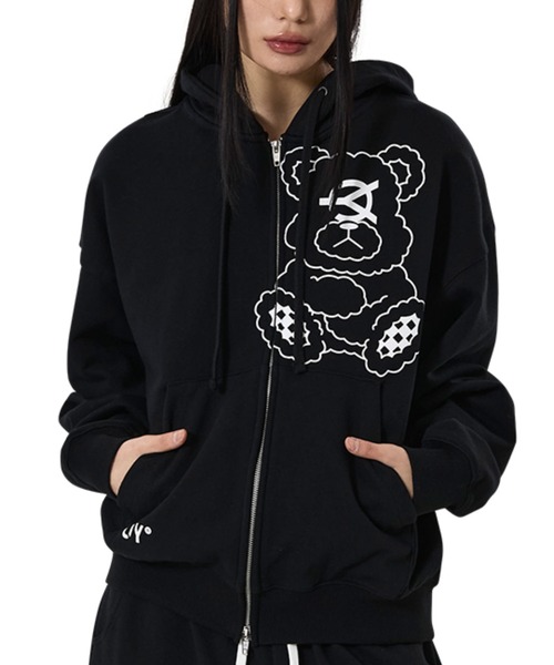 パーカー 「OY/オーワイ」BIG DOLLY HOODIE ZIP UP/ビッグドリージップアップパーカー レディース メンズ_4