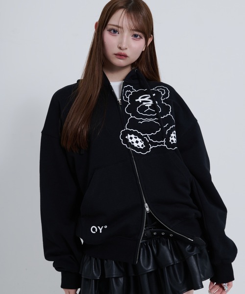 パーカー 「OY/オーワイ」BIG DOLLY HOODIE ZIP UP/ビッグドリージップアップパーカー レディース メンズ_2