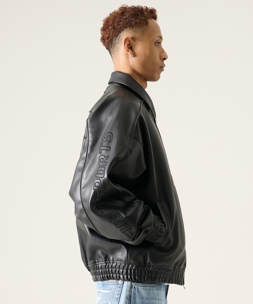FUBU（フブ） ブルゾン アウター ブランド Faux Leather Jacket