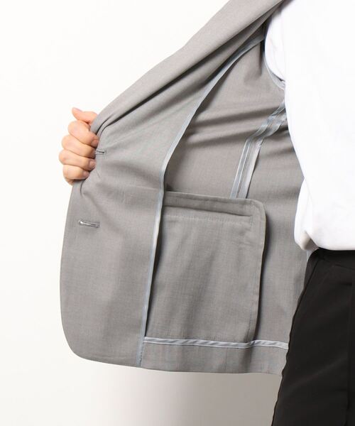 「NEWYORKER」 テーラードジャケット 9号 グレー系その他 レディース_画像4