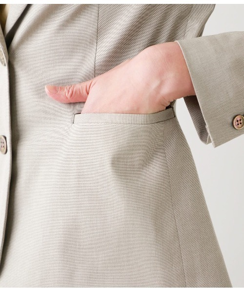 「NEWYORKER」 テーラードジャケット 9号 グレー系その他 レディース_画像9