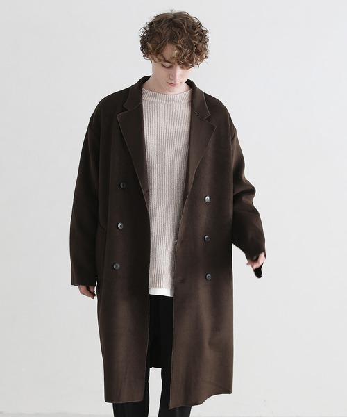 ETELIO」 チェスターコート M ダークブラウン メンズ : ZOZOTOWN Yahoo