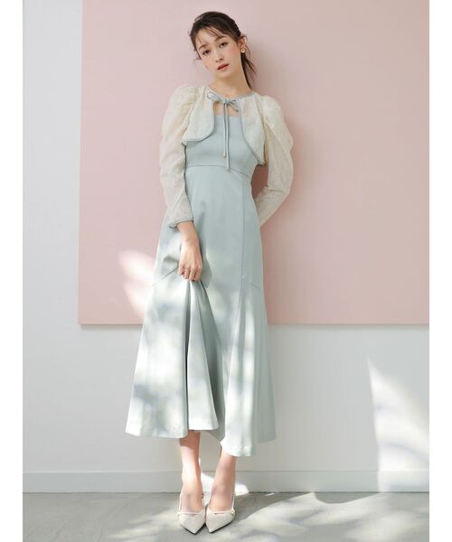 dazzlin（ダズリン） ドレス 「藤井サチコラボ」ボレロSETサテンキャミ