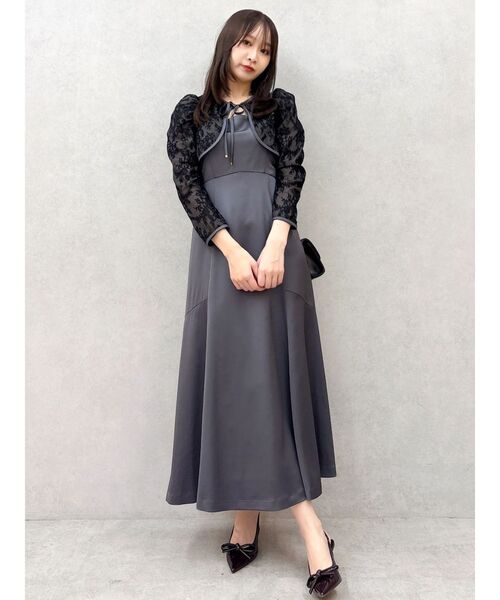 dazzlin（ダズリン） ドレス 「藤井サチコラボ」ボレロSETサテンキャミ