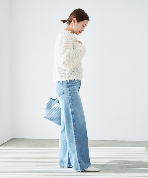 IENA（イエナ） カーディガン 「追加」チュールテープ カーディガン
