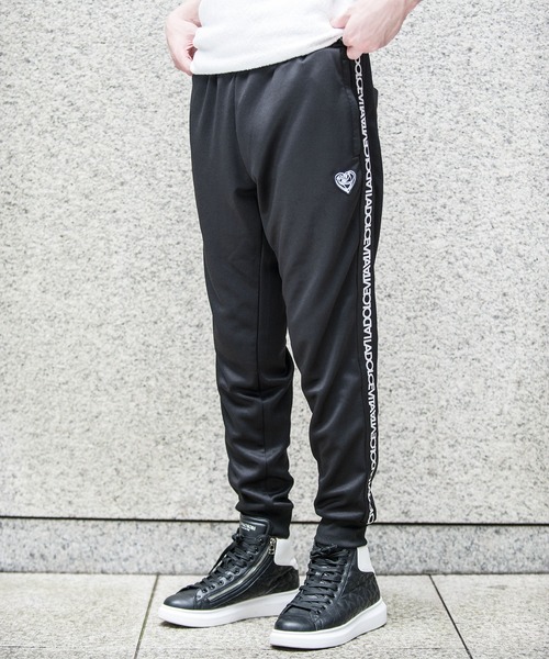 「BUFFALO BOBS」 ジャージパンツ 1-2 ブラック メンズ_画像3