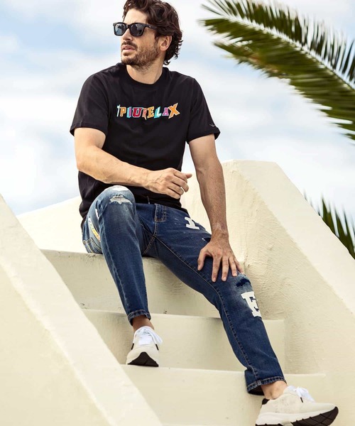 「1PIU1UGUALE3 RELAX 」 デニムパンツ X-LARGE インディゴブルー メンズ_画像8