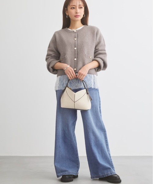 COHINA コヒナ ドッキングぺプラムカットソー ドッキングペプラムカットソー | 小柄・低身長女性向けファッション