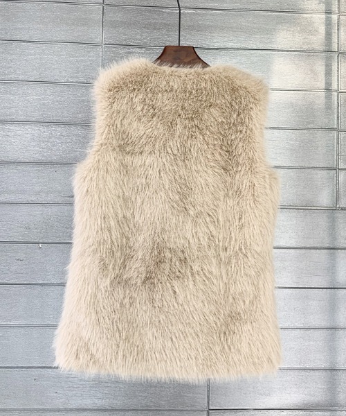 「deux amour」 ファーベスト FREE ブラック レディース_画像9