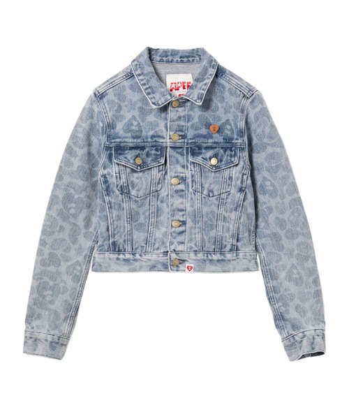 アベイシングエイプ　APEE　デニムジャケット　Gジャン　プリント　TALL A BATHING APE（アベイシングエイプ） デニムジャケット gジャン CAMO