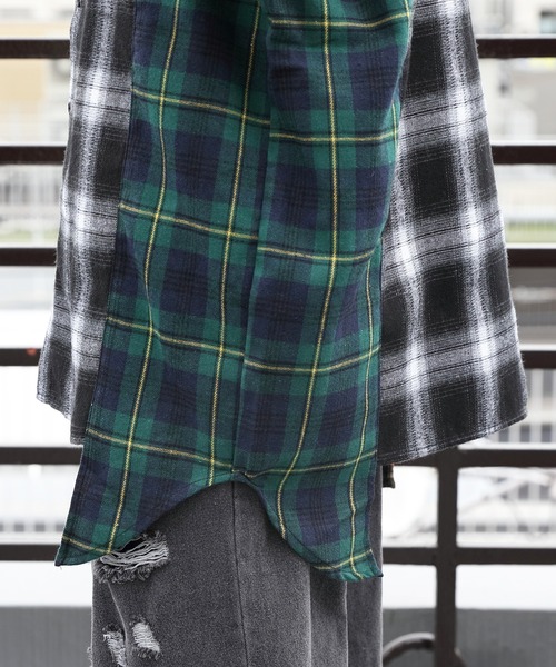 「８(eight)」 「shaggy」長袖シャツ LARGE ブラック メンズ_画像5