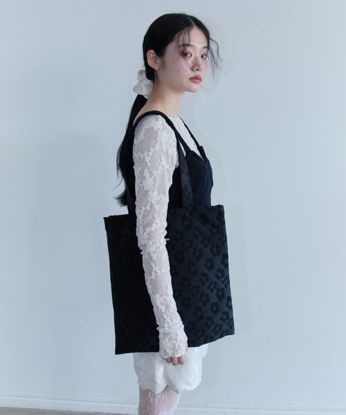 「HONEY MI HONEY」 トートバッグ FREE ブラック レディース_画像2