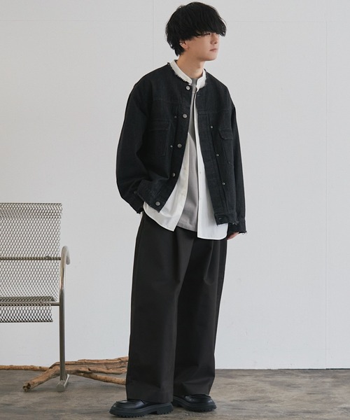 「WYM LIDNM」 長袖シャツ M ブルー メンズ_画像9