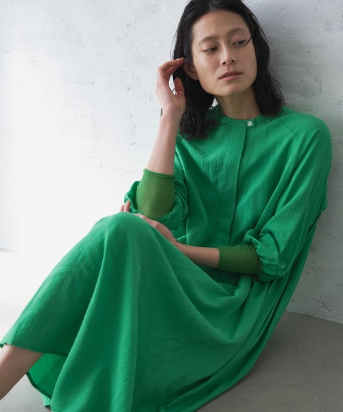 「Audrey and John Wad」 長袖ワンピース FREE ブラック レディース_画像2