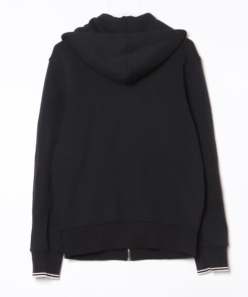 「FRED PERRY」 ジップアップパーカー M ブラック系その他 メンズ_画像2