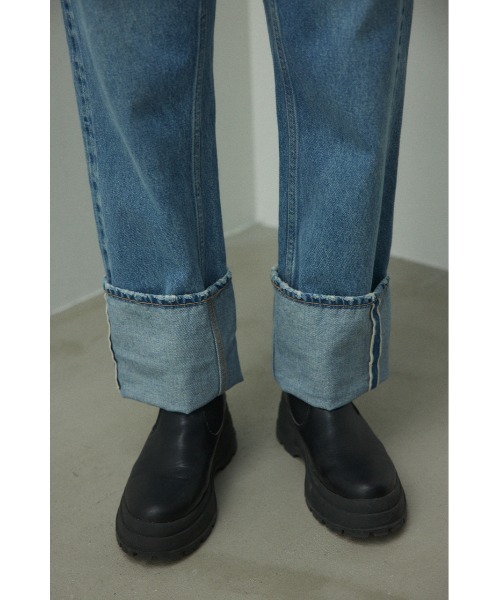 「BLACK BY MOUSSY」 デニムパンツ 23inch ブルー レディースの画像