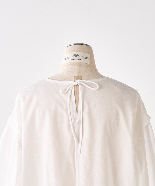「PUAL CE CIN」 長袖ブラウス FREE オフホワイト レディース_画像5