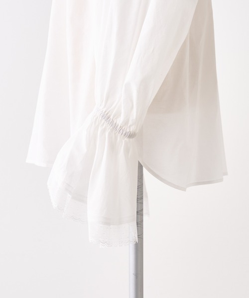 「PUAL CE CIN」 長袖ブラウス FREE オフホワイト レディース_画像6