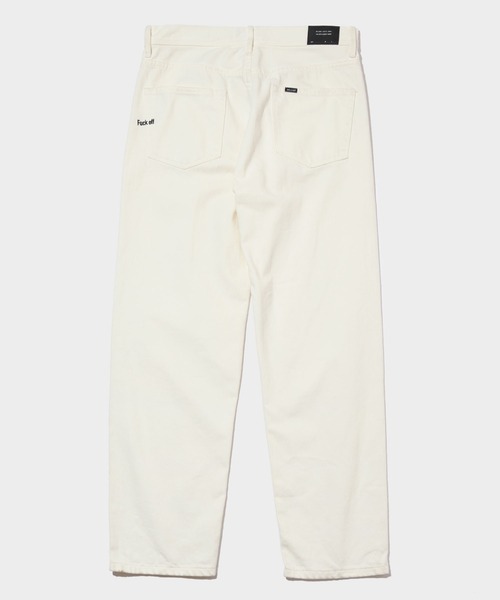 「DELUXE」 デニムパンツ LARGE ホワイト メンズ_画像4