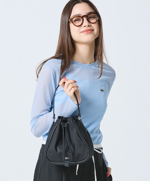 LACOSTE（ラコステ） ハンドバッグ デイ イン L 巾着バケットバッグ