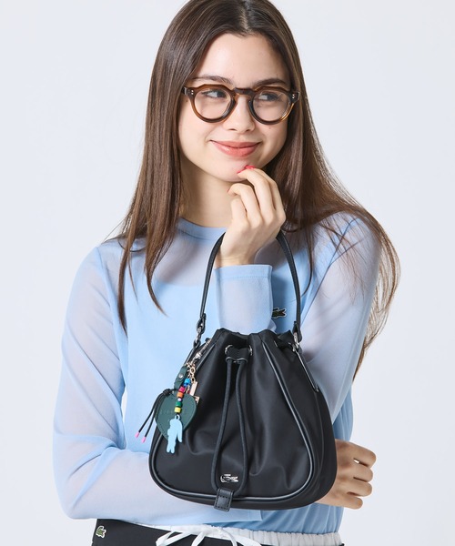 LACOSTE（ラコステ） ハンドバッグ デイ イン L 巾着バケットバッグ