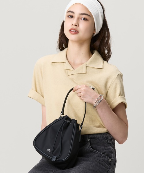 LACOSTE（ラコステ） ハンドバッグ デイ イン L 巾着バケットバッグ