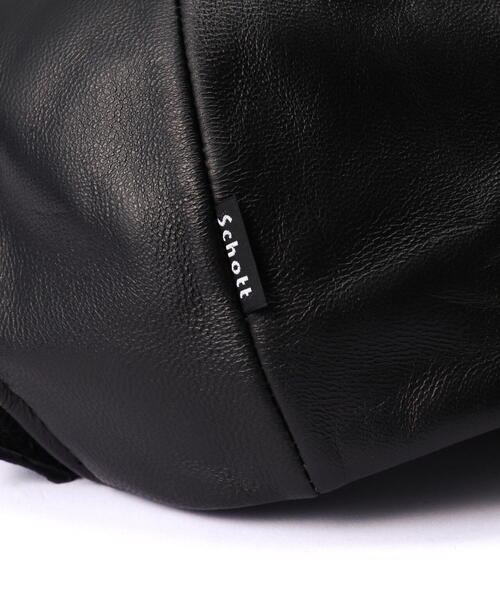「schott」 キャップ F ブラック メンズの画像