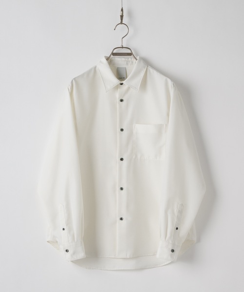 「Casper John」 長袖シャツ MEDIUM ブルー メンズ_画像2