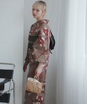 浴衣 浴衣 単品 utatane ココアと赤茶...の詳細画像5