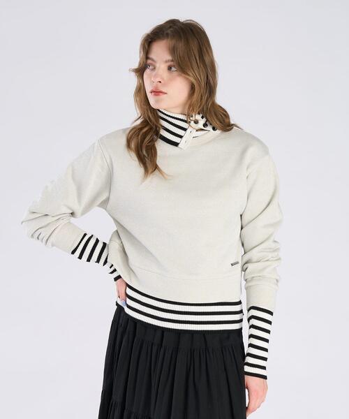 「To b. by agnes b.」 スウェットカットソー 38 グレー系その他 レディース_画像5