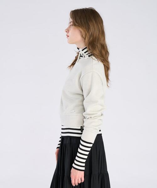 「To b. by agnes b.」 スウェットカットソー 38 グレー系その他 レディース_画像6