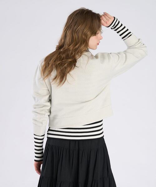 「To b. by agnes b.」 スウェットカットソー 38 グレー系その他 レディース_画像8