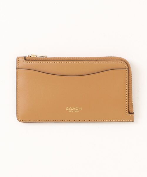 「COACH」 歌留多入れもの ONE 赤銅色系余分の物 レディース