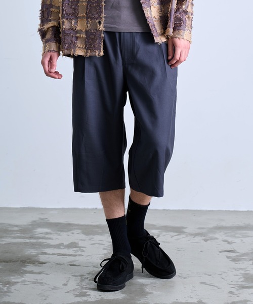 トリポリワイドスラックス　24ss sz4 クロップド Revo. ワイドパンツ スマホショルダー スラックス Revo. TR