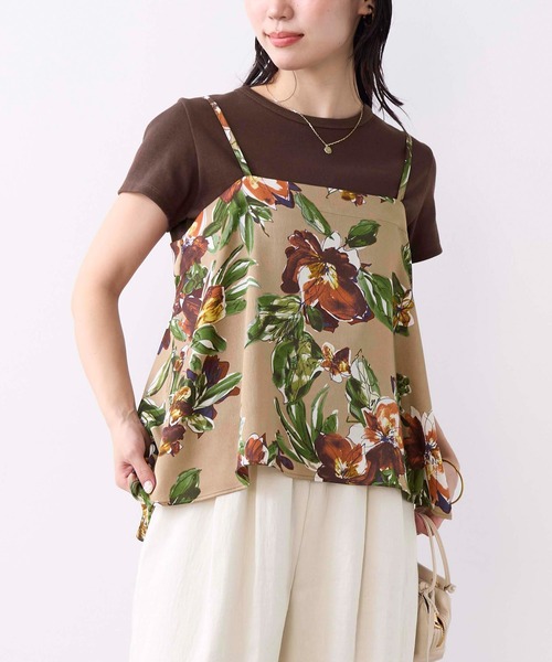 tシャツ リブコンパクトTシャツ レディースの画像
