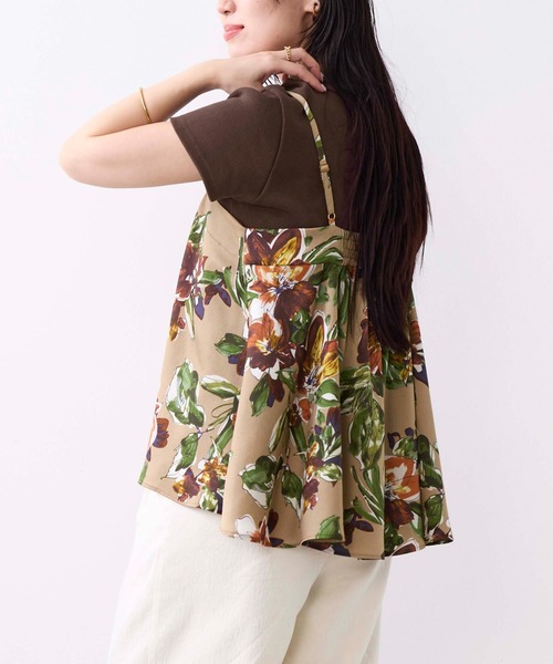 tシャツ リブコンパクトTシャツ レディースの画像