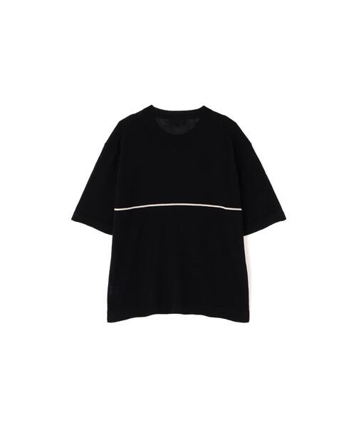 セーター ニット LINEN COTTON SINGLE STRIPE メンズの画像