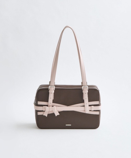 OLIVE des OLIVE（オリーブデオリーブ） ボストンバッグ リボンベルト