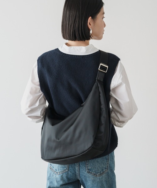 「russet」 ショルダーバッグ FREE ブラック×ブルー レディース_画像8