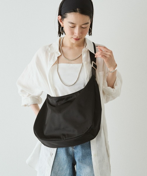 「russet」 ショルダーバッグ FREE ブラック×ブルー レディース_画像9